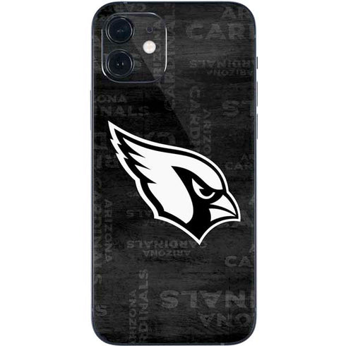 NFL Arizona Cardinals Black & White iPhone 12 Skin