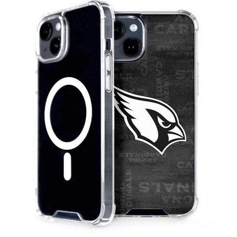 NFL Arizona Cardinals Black & White iPhone 13 MagSafe Case