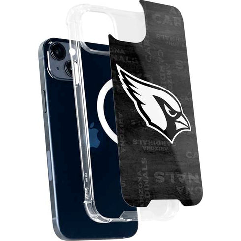 NFL Arizona Cardinals Black & White iPhone 13 MagSafe Case