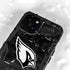 NFL Arizona Cardinals Black & White iPhone 13 Mini Waterproof Case
