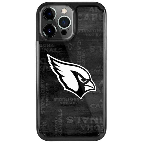 NFL Arizona Cardinals Black & White iPhone 13 Pro Cargo Case