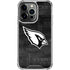 NFL Arizona Cardinals Black & White iPhone 13 Pro Clear Case