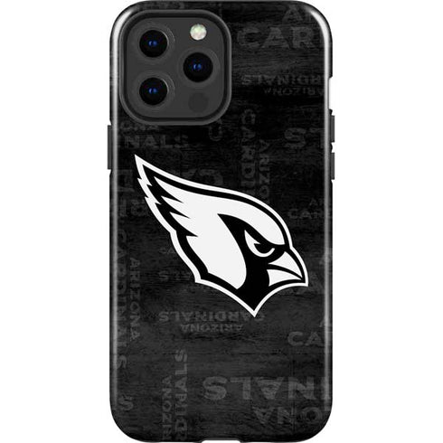 NFL Arizona Cardinals Black & White iPhone 13 Pro Max Impact Case
