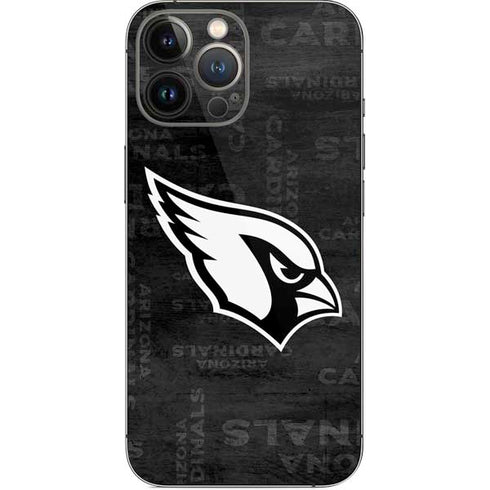 NFL Arizona Cardinals Black & White iPhone 13 Pro Max Skin