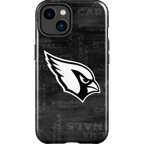 NFL Arizona Cardinals Black & White iPhone 14 Plus Impact Case
