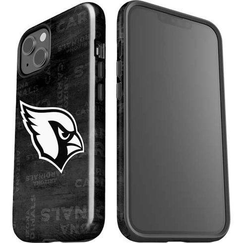 NFL Arizona Cardinals Black & White iPhone 15 Plus Impact Case