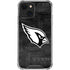 NFL Arizona Cardinals Black & White iPhone 15 Plus Clear Case