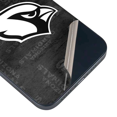 NFL Arizona Cardinals Black & White iPhone 15 Plus Skin