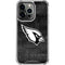 NFL Arizona Cardinals Black & White iPhone 14 Pro Clear Case