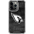 NFL Arizona Cardinals Black & White iPhone 14 Pro Clear Case