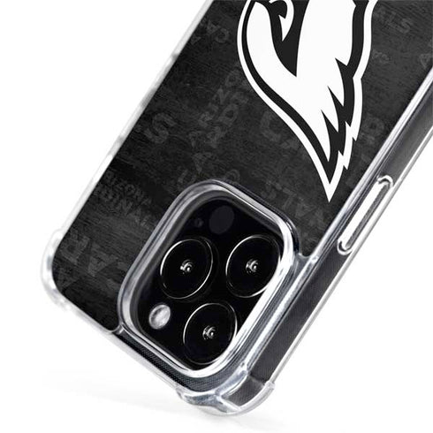 NFL Arizona Cardinals Black & White iPhone 15 Pro MagSafe Case