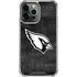 NFL Arizona Cardinals Black & White iPhone 14 Pro Max Clear Case