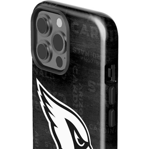 NFL Arizona Cardinals Black & White iPhone 15 Pro Max Impact Case