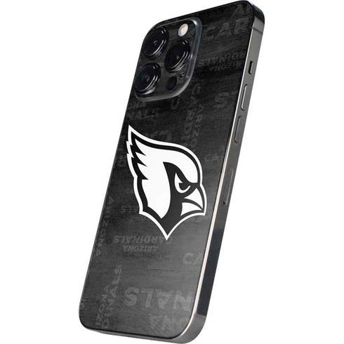 NFL Arizona Cardinals Black & White iPhone 15 Pro Skin
