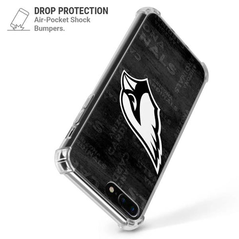 NFL Arizona Cardinals Black & White iPhone 7/8 Plus Clear Case