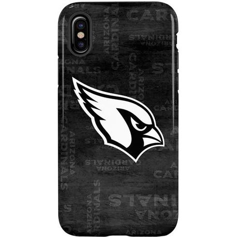 NFL Arizona Cardinals Black & White iPhone X Pro Case