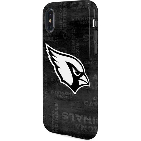 NFL Arizona Cardinals Black & White iPhone X Pro Case