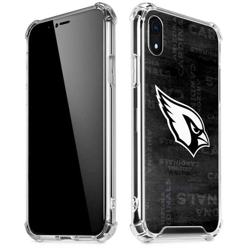 NFL Arizona Cardinals Black & White iPhone XR Clear Case