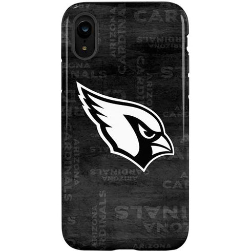 NFL Arizona Cardinals Black & White iPhone XR Pro Case