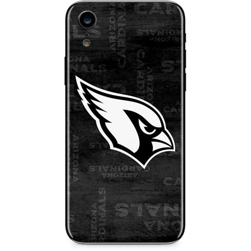 NFL Arizona Cardinals Black & White iPhone XR Skin