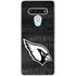 NFL Arizona Cardinals Black & White LG Stylo 6 Clear Case