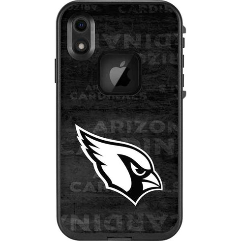 NFL Arizona Cardinals Black & White LifeProof Fre iPhone Skin
