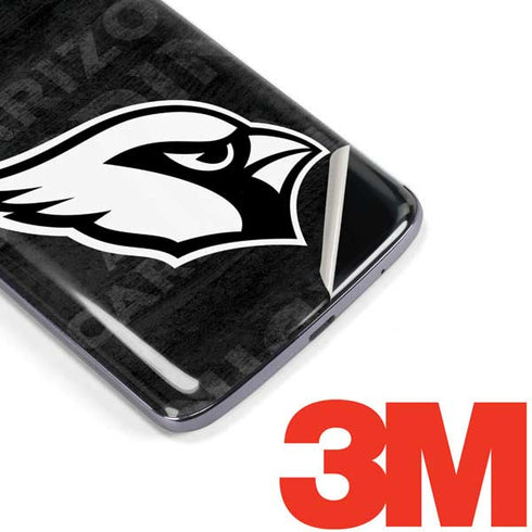 NFL Arizona Cardinals Black & White Moto E5 Plus Skin