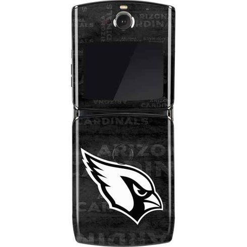 NFL Arizona Cardinals Black & White Motorola RAZR Skin
