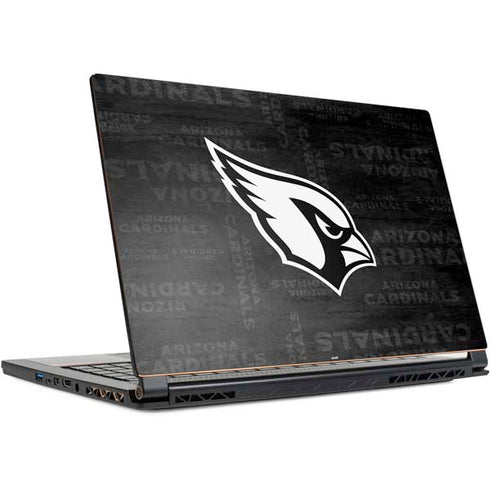 NFL Arizona Cardinals Black & White MSI GS65 Stealth Laptop Skin