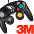 NFL Arizona Cardinals Black & White Nintendo GameCube Controller Skin