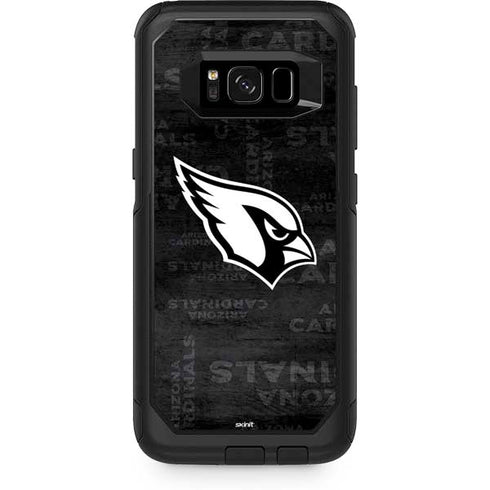 NFL Arizona Cardinals Black & White Otterbox Commuter Galaxy Skin