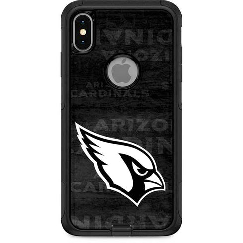 NFL Arizona Cardinals Black & White Otterbox Commuter iPhone Skin