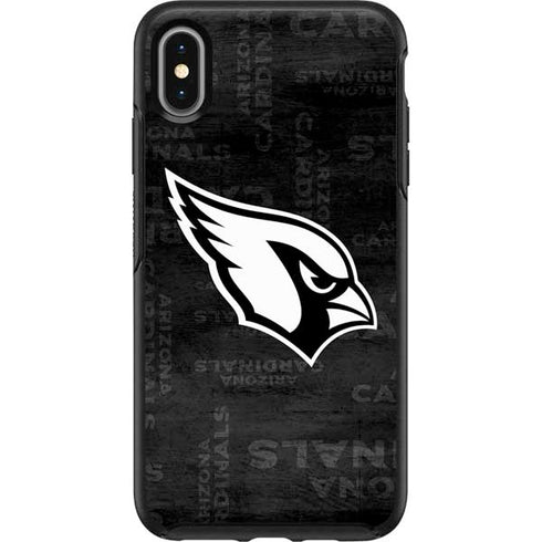 NFL Arizona Cardinals Black & White Otterbox Symmetry iPhone Skin