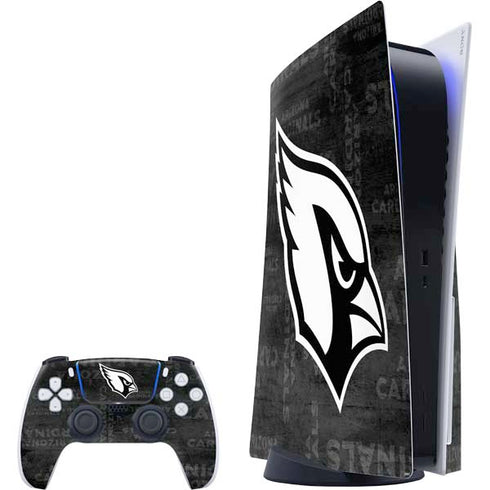 NFL Arizona Cardinals Black & White PS5 Bundle Skin