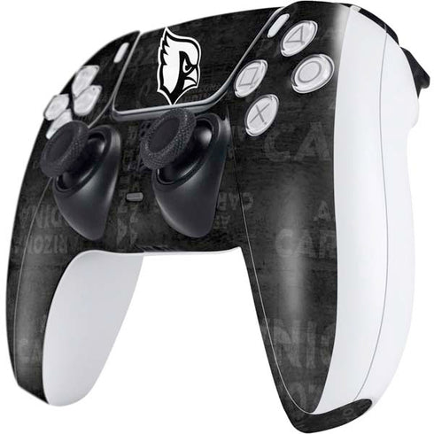 NFL Arizona Cardinals Black & White PS5 Controller Skin