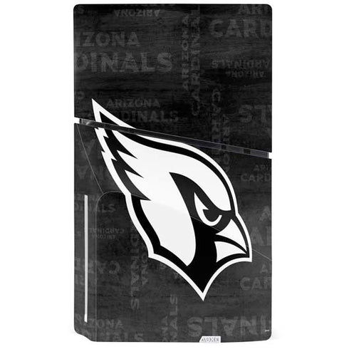 NFL Arizona Cardinals Black & White PS5 Slim Disk Bundle Skin