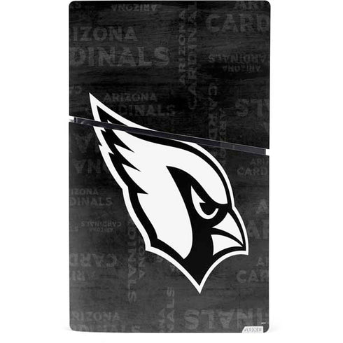 NFL Arizona Cardinals Black & White PS5 Slim Digital Edition Console Skin