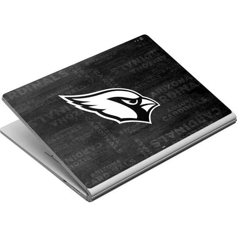 NFL Arizona Cardinals Black & White Surface Book Skin