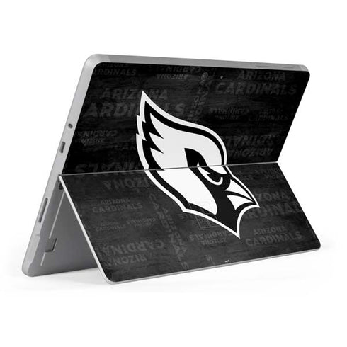 NFL Arizona Cardinals Black & White Surface Go Skin