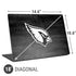 NFL Arizona Cardinals Black & White Universal Laptop 18in (14.6 x 10.6in) Skin