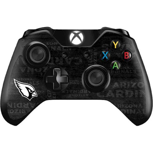 NFL Arizona Cardinals Black & White Xbox One Controller Skin
