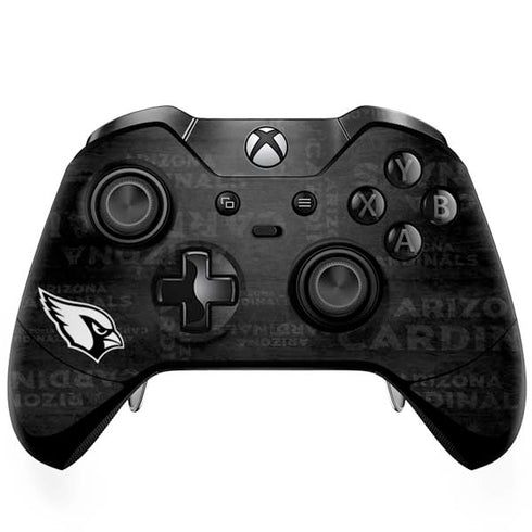 NFL Arizona Cardinals Black & White Xbox One Elite Controller Skin