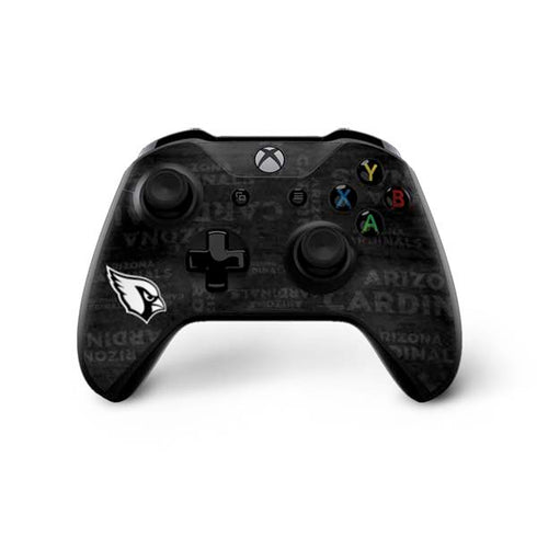 NFL Arizona Cardinals Black & White Xbox One X Bundle Skin