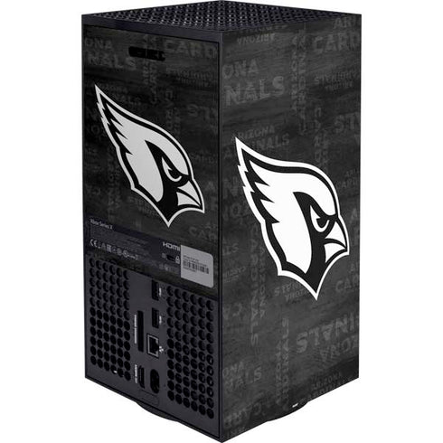 NFL Arizona Cardinals Black & White Xbox Series X Bundle Skin