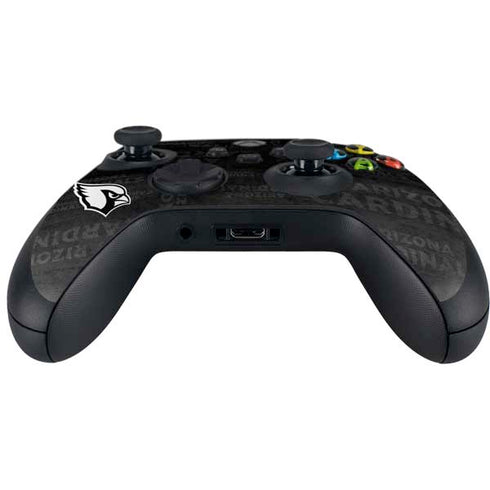 NFL Arizona Cardinals Black & White Xbox Series X Controller Skin
