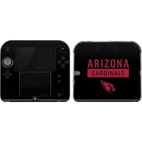 NFL Arizona Cardinals Black Performance Series Nintendo 2DS Skin
