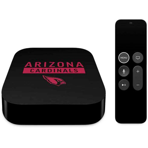 NFL Arizona Cardinals Black Performance Series Apple TV Skin