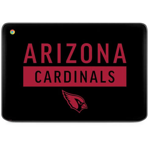 NFL Arizona Cardinals Black Performance Series HP Chromebook Skin