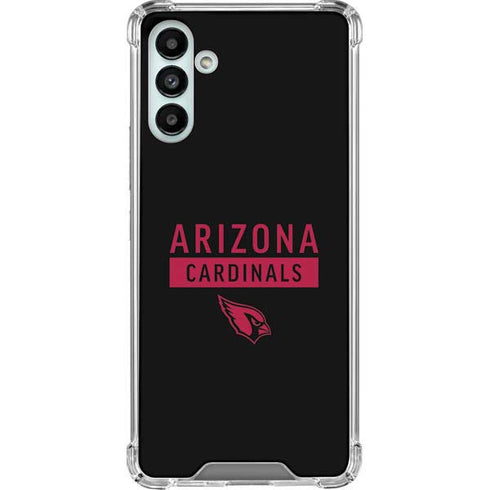 NFL Arizona Cardinals Black Performance Series Galaxy A13 5G Clear Case