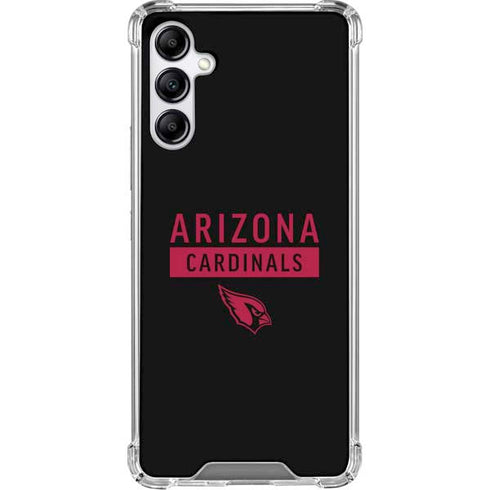 NFL Arizona Cardinals Black Performance Series Galaxy A15 5G Clear Case